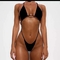 Nylon-Lycra-Frauen-Bikinibadeanzüge S M L Gewebe XL 90% Baumwolle10%