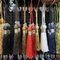 Glockengeläut-Kettenquaste säumen Spike Pendant Hangings Ornaments Decorations-Harz-Plastikmetall ein